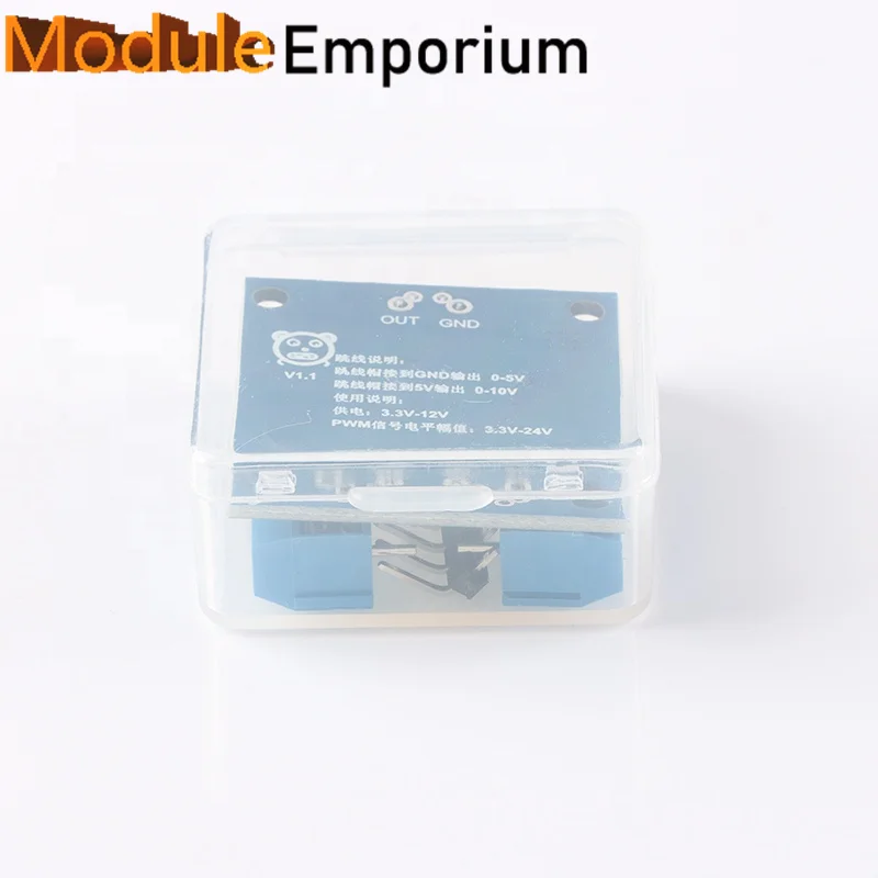 Модуль преобразования сигнала ШИМ рабочий цикл 0-100% до 0-5 в 0-10 В выходной