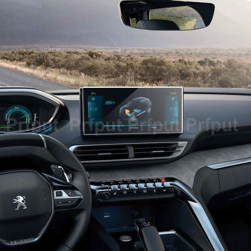 

Защитная пленка для экрана из закаленного стекла для Peugeot 3008 2021, автомобильное радио, GPS-навигация, аксессуары для интерьера