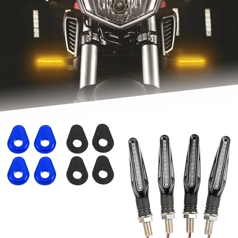 

FRONT Turn Signals light MOUNT PLATES CNC Indicator Adapter Spacers For Yamaha MT-25 MT 03 07 09 10 MT07 2014 2015 2016 2017