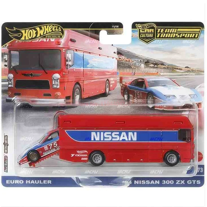 Фото 2025 Новый оригинальный Mattel Hot Wheels 1:64 Team Transport 2024 FLF56 D Mix 4 1/64 Коллекция литых под давлением Модели транспортных средств Игрушки Подарок для детей №5