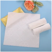 10pcs cloth napkins soft polyester child hand towel for hotel bath wedding banquet party restaurant dinner table decoration
