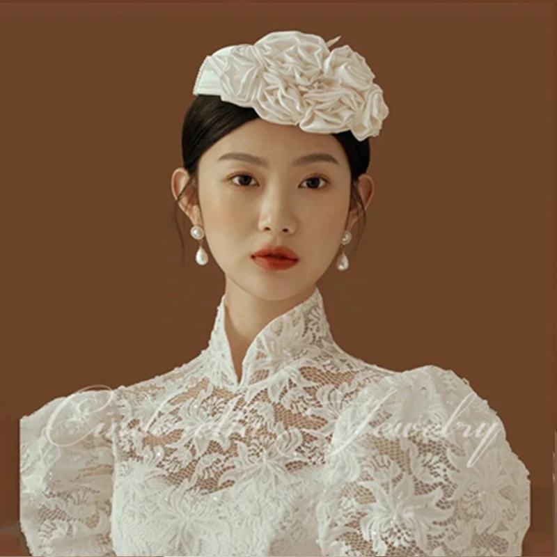 

Wedding Bride Elegant Hat Sweet Accessories for Women