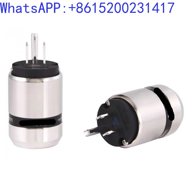 Оригинальная посеребренная вилка питания F-U-R-U-T-E-C-H Guhe FI-48 (Ag) NCF хвостовая (1 шт.)