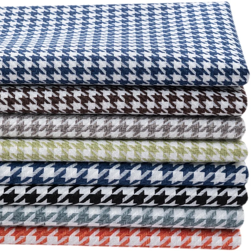 

Утолщенная ткань тысячи птиц в шахматном стиле, подушка, мягкая подушка «сделай сам» для шитья, модная дизайнерская ткань на метр