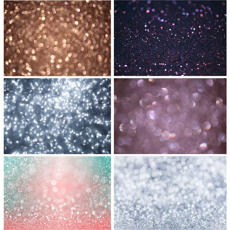 

Less Wrinkles Bokeh Photography Backdrops Glitter Light Spot Photo Background Studio Photocalls Props 21318 TTU-43