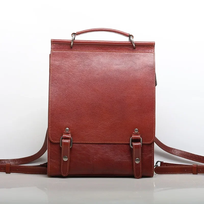 Zency 2024 новый модный школьный рюкзак в английском стиле кожаный рабочий женский