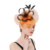 womans fascinators hair clip headband hat top hat feather flower wedding tea party hat