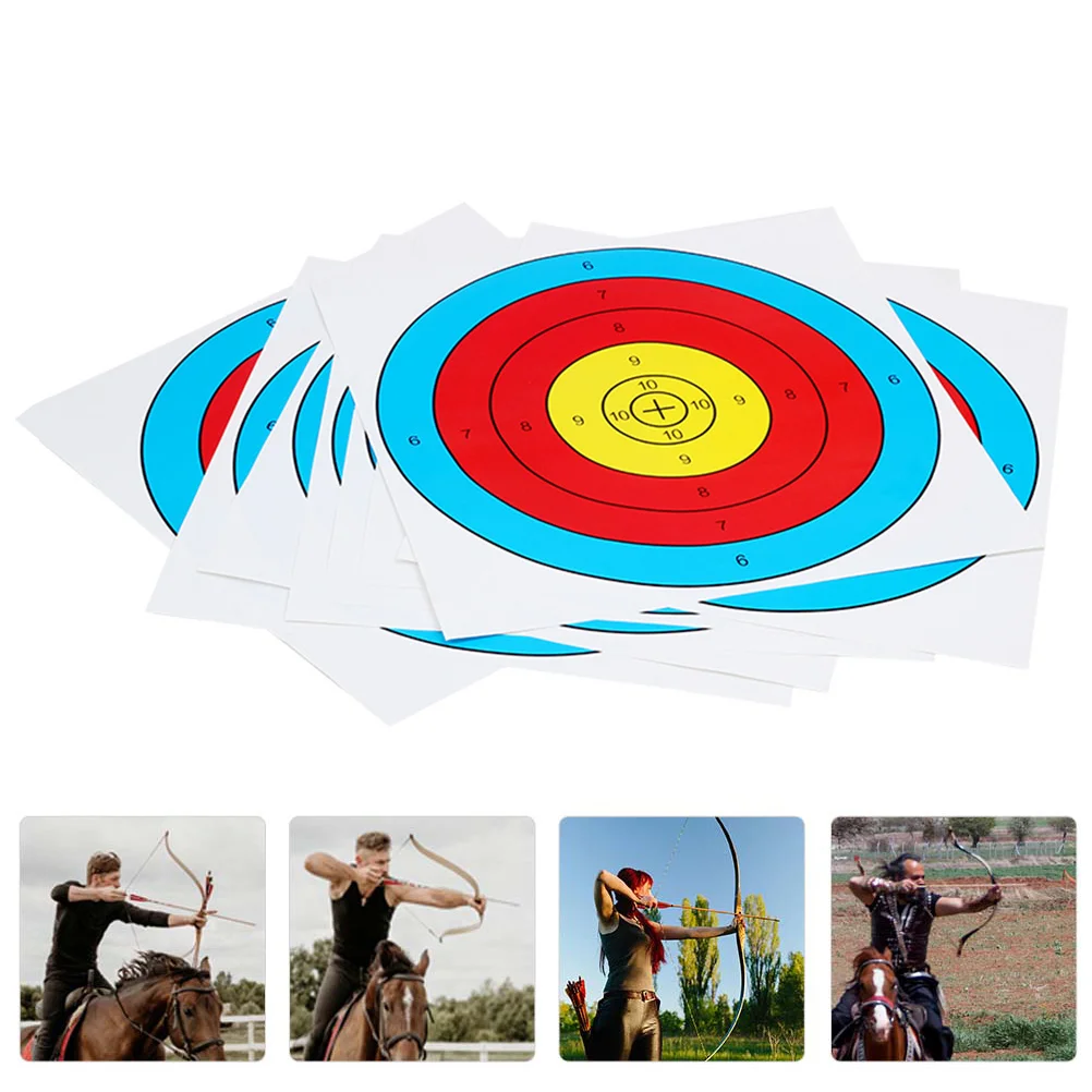 

30pcs Target Paper Archery Paper Target Arrow Targets Shooting Accessories