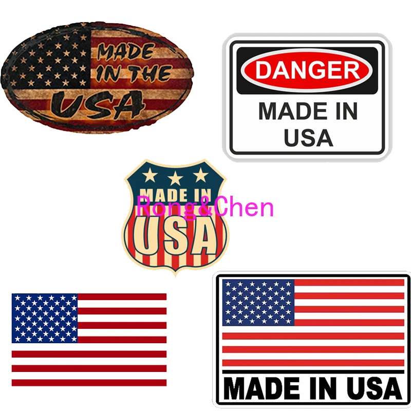 

Personality Car Stickers Protector for Made In USA for Car Motorcycle Racing Windshield Trunk Body Laptop Helmet PVC Vinyl Decal