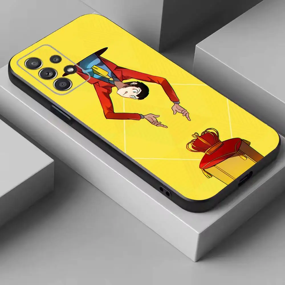 Классический мягкий черный чехол для телефона с изображением аниме L-Lupin The Third для Samsung S26,25,24,21,22,21,20,10,9,8,7,6Ultra,Plus,Fe, Lite (art.: 3920dc192147d) - 3920dc192147d