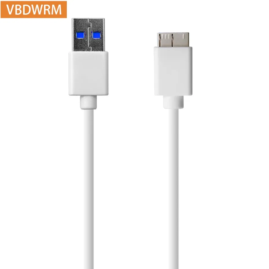 

USB Drive Cable USB 3.0 to Micro USB Cord Data Extension Cable10-pin Hitachi for Toshiba Seagate External PC Laptop