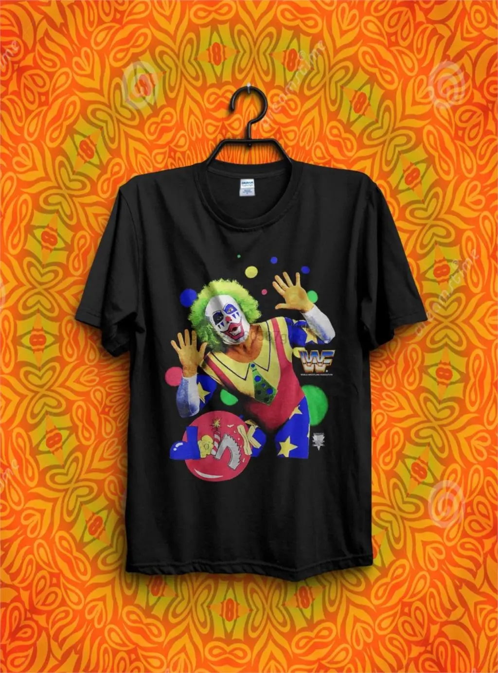 

Top Vtg Wwf Wrestling T-Shirt Mens Doink The Clown 90S New Tshirt Reprint