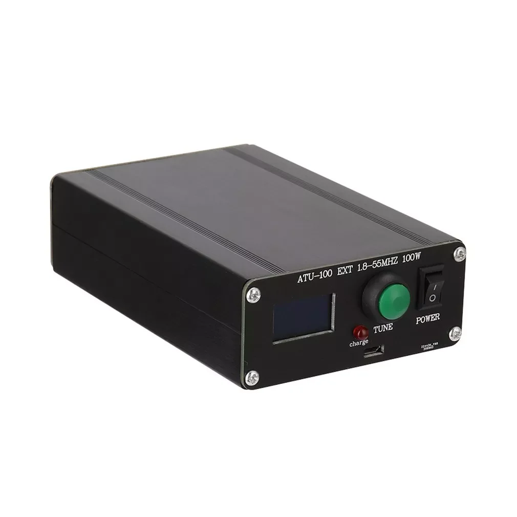 

2022New Automatic Open Source Shortwave Automatic Antenna Tuner With Metals Housing Assembled Rechargeable TU-100 EXT 1.8-55MHz