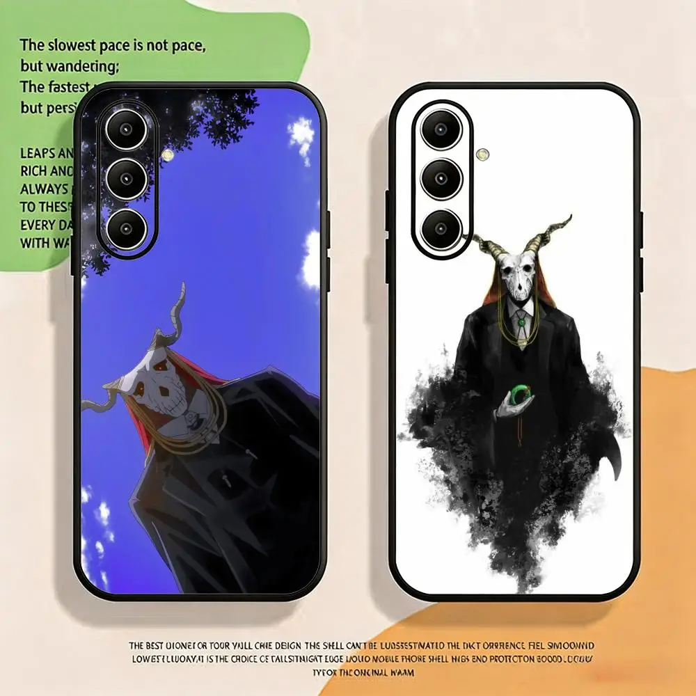Фото Крутой аниме-чехол для телефона Mahoutsukai no Yome для Samsung Galaxy S26 S25 S24 S23 S22 S21 S20 Plus Ultra Note20, мягкий, черный №1