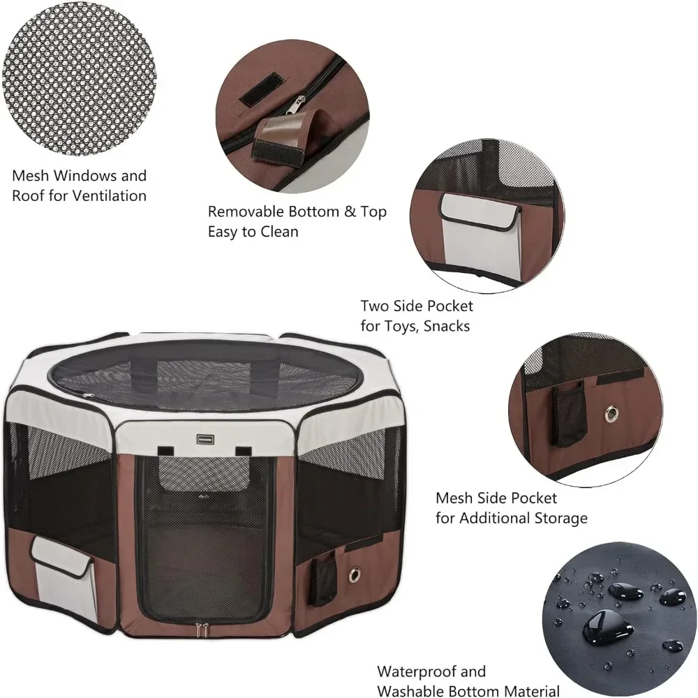 Детский манеж для собак портативный домашних питомцев маленьких и средних кошек