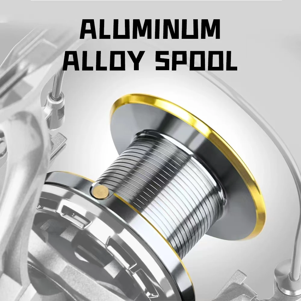 Спиннинговая катушка NGK Long Shot для джиговой ловли 8000/9000/10000/12000/14000 серии 17 + 1B