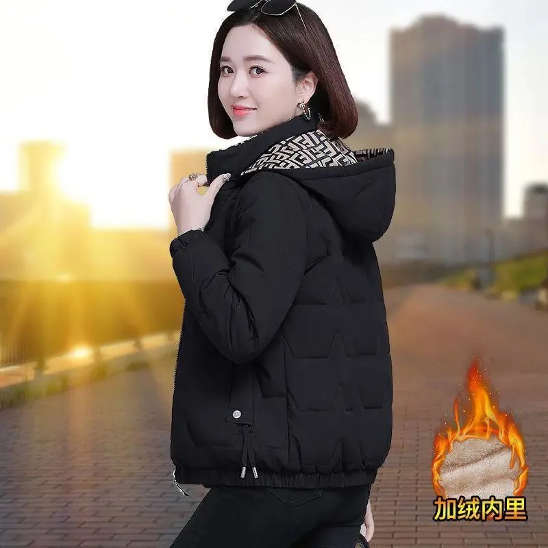 Новинка 2024 бархатные пуховики пуховик женская зимняя верхняя одежда модная