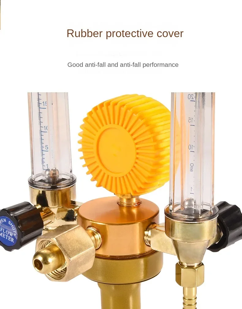 YQAr-731l двойной аргоновый измеритель двойная головка расходомер редуктор давления