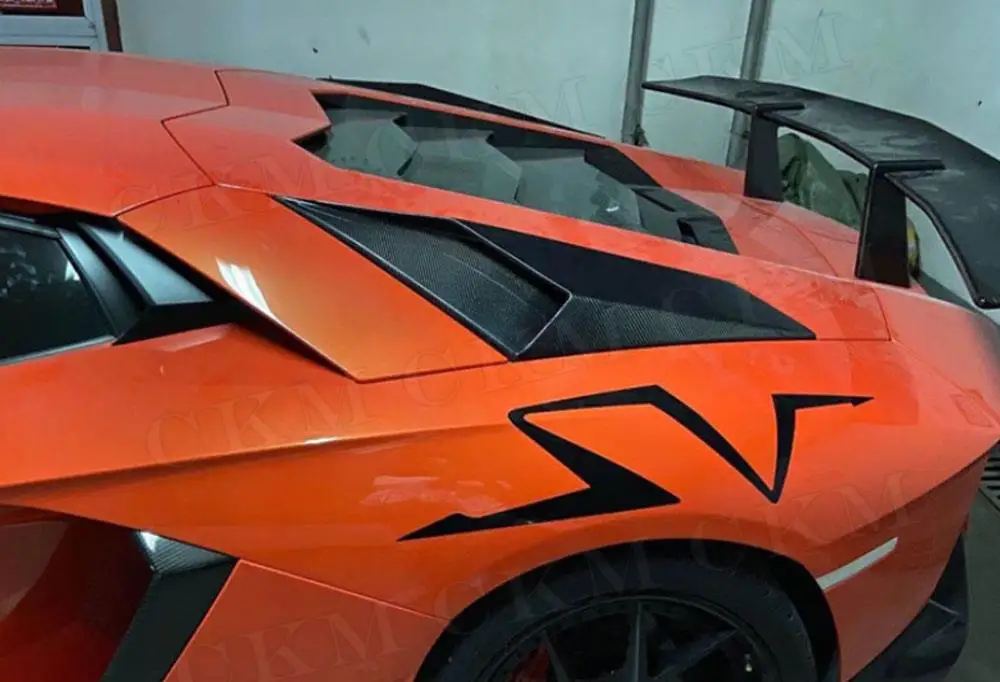 Задний бампер боковой воздуховыпускной отверстие разветвители фартук для Lamborghini