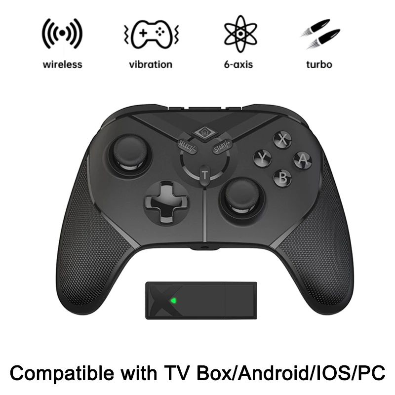 2 4G беспроводной геймпад для Nintendo Switch Pro Windows 7 8 10 XP IOS Android TV Box PS3 Джойстик