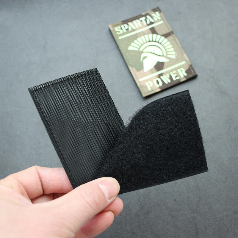 Спартанские мощные нейлоновые светящиеся ИК-патчи военные Светоотражающие