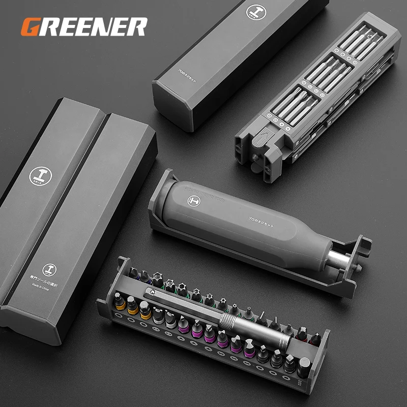 

Screwdriver Kit 30 40 44 Precision Magnetic Bits Dismountable Screw Driver Set Mini Tool Case For Smart Home PC Phone Repair