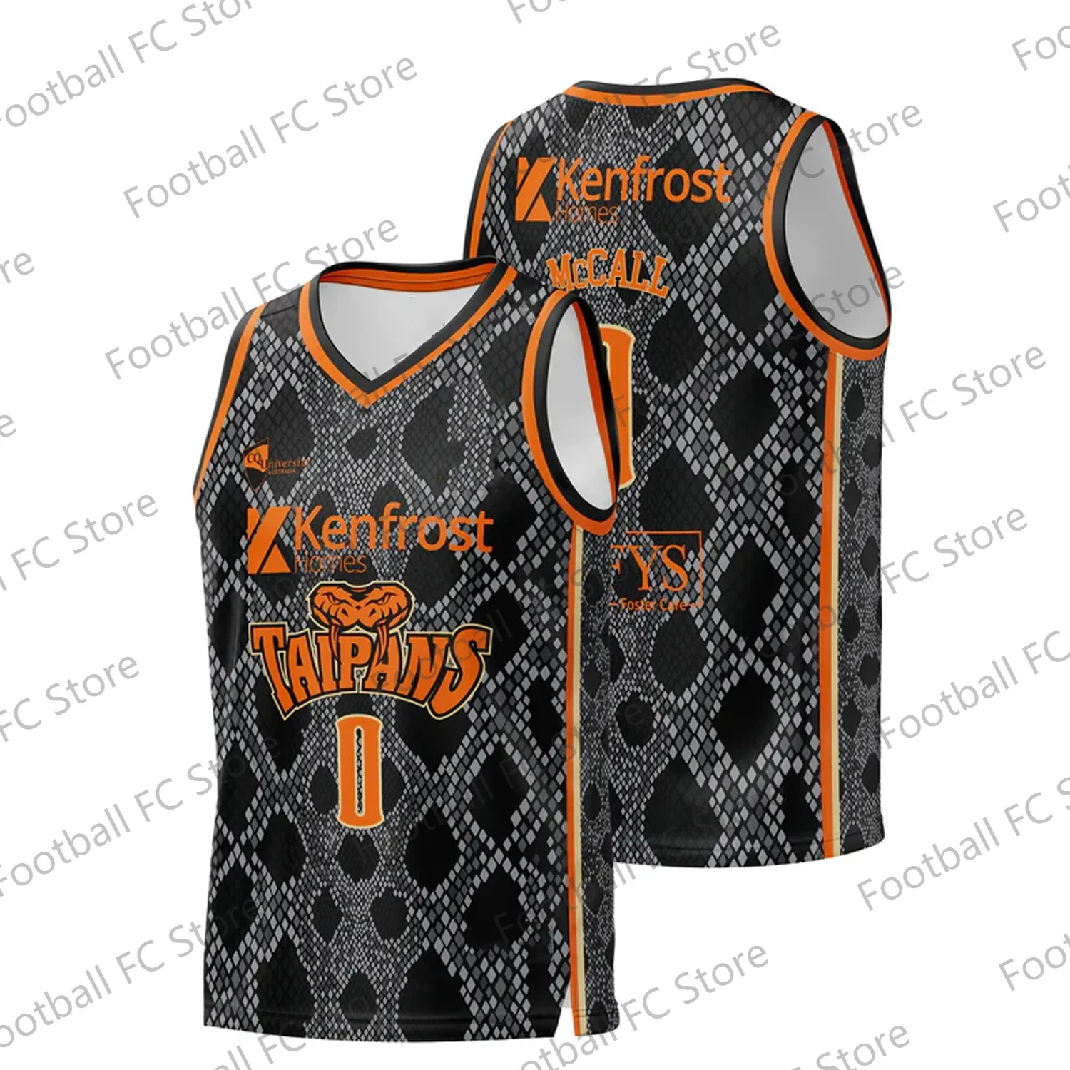 Новое Поступление Лета 2024 Футболка Из Джерси Австралии Керранов Taipans Унисекс