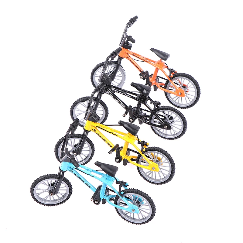 

1 PC 1/12 Bjd Doll Accessories Bike Toys for Boys Mini Bike with Brake Rope Alloy Bicycle Model Toys for Children Gift