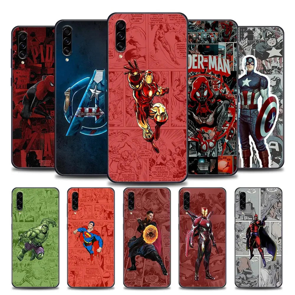 

Marvel Avengers Samsung Case for A10 e S A20 A30 A30s A40 A50 A60 A70 A80 A90 5G A7 A8 2018 Soft Silicone