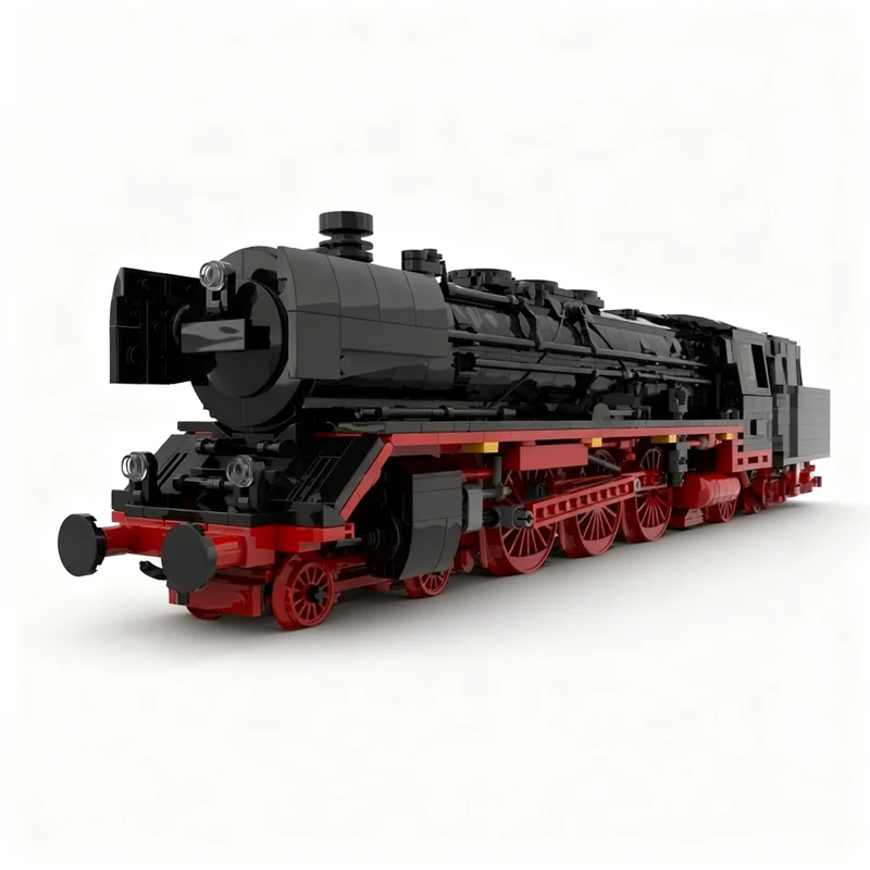 Фото 2163 детали MOC DRG Class 01: Модель немецкого паровоза, конструктор, игрушка для сборки, рождественский подарок, DIY, для детского творчества №3