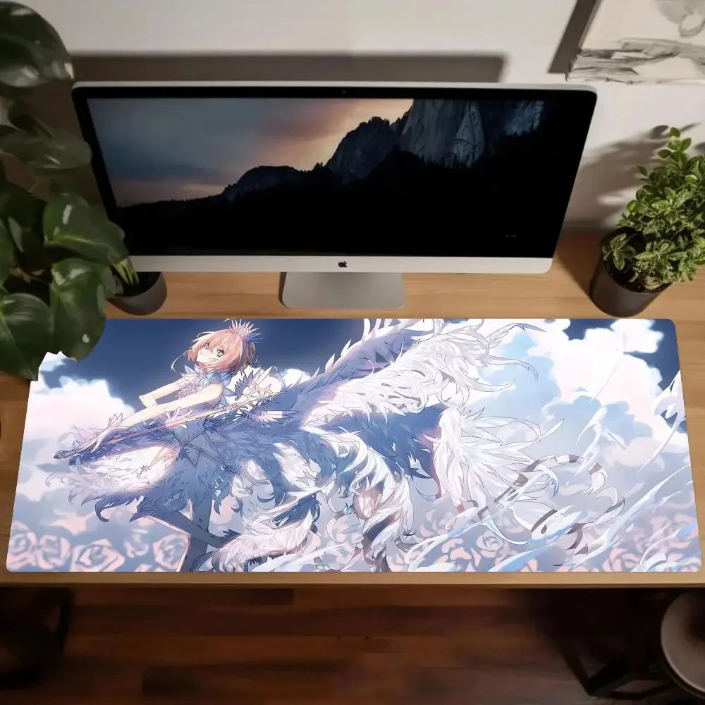 C_cardcaptor S _ sakura коврик для мыши резиновый нескользящий большой кавайный