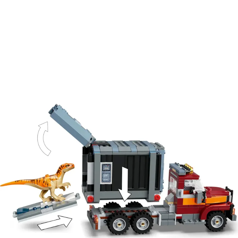 Динозавр мир атроцираптор Велоцираптор T. rex строительный блок совместимый 75945 MOC