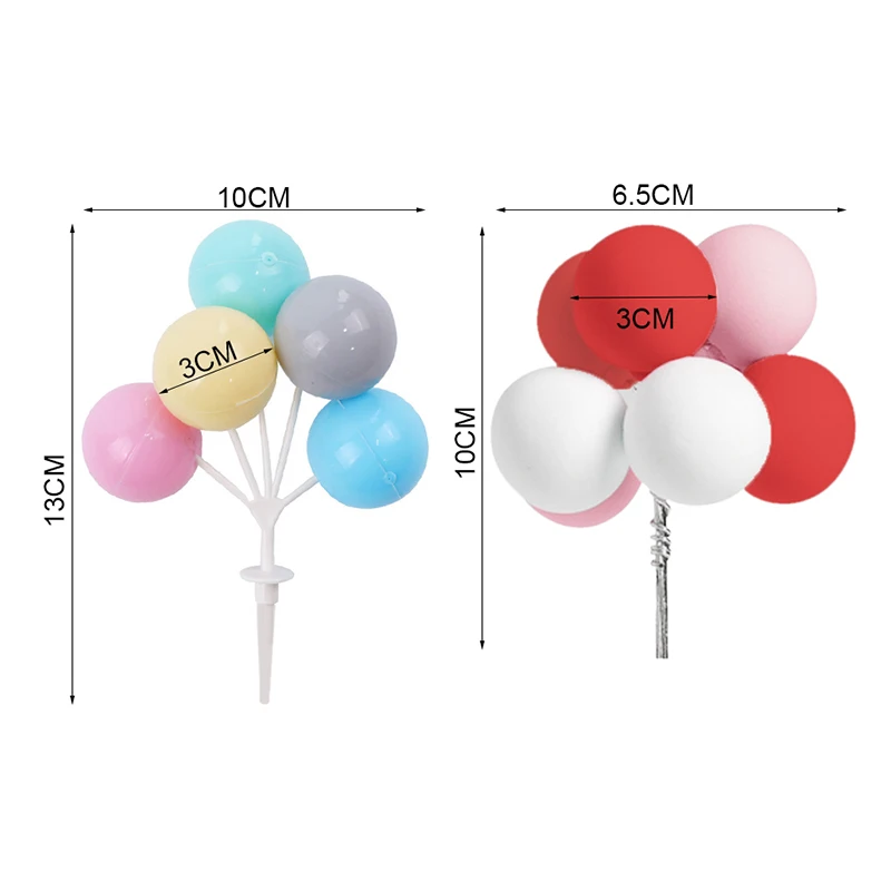 Воздушный шар торт Топпер в форме облака рандомный воздушные шары на день