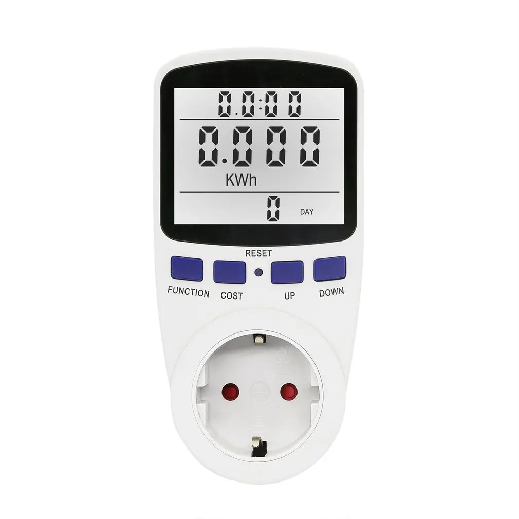 

Metering Socket Small Screen Power LCD Display Monitor Household Electric Energy Sockets Meter