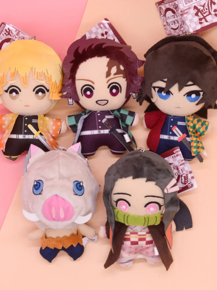 

Demon Slayer Anime Kyojuro Rengoku Kamado Tanjirou Nezuko Toy Kimetsu No Yaiba Hashibira Inosuke Accessory Pendant Plush Doll