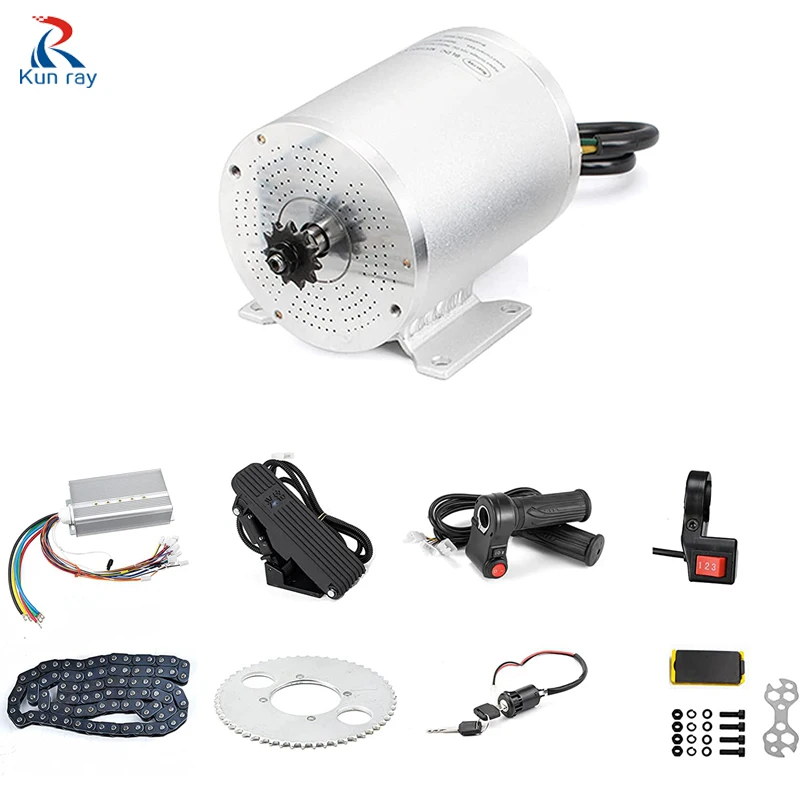 

E-bike Brushless Motor Kits 60V 2000w Electric Scooter Motor 1000w 48v Electric Motorcycle Motor 50A Conversion Kits 3000w