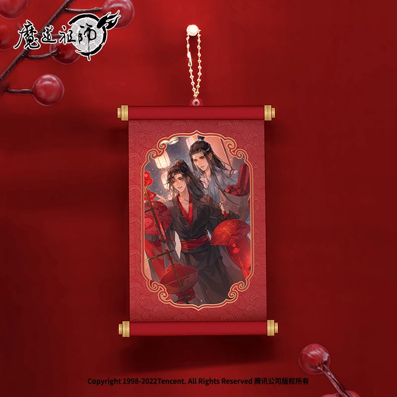 

Чехол с акриловой подвеской в виде карты из аниме Grandmaster of Demonic Culture Wangji Wuxian MDZS CP