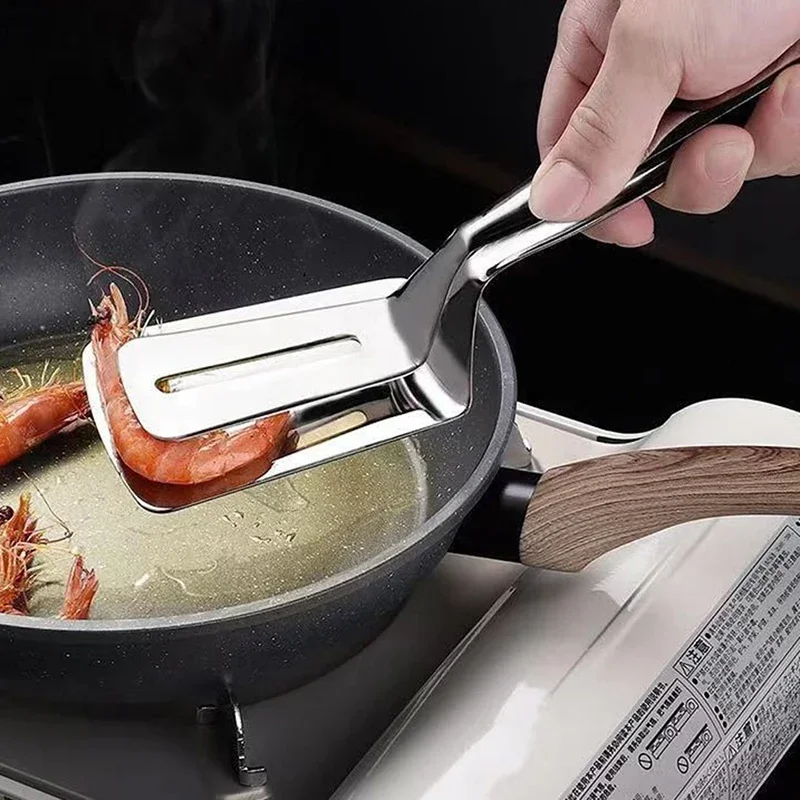 1 шт. Edelstahl зажим для стейка Pfannkuchen гриль Braten Fisch Spatel зажим Zange Brot зажим кухонный комплект Essentials Cozinha домашние гаджеты (art.: 3920c94be207c) - 3920c94be207c