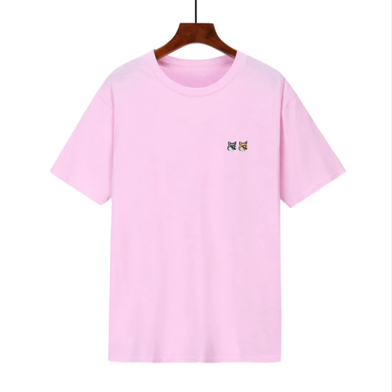 

Мужская Роскошная брендовая футболка Maison Fox, свободная хлопковая Футболка с аппликацией логотипа, Мужская Уличная мода с коротким рукавом, ...