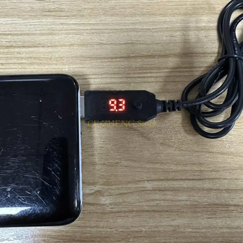 E56B QC3.0 USB Тип C PD до 5V-12V 1.5A Djustable напряжение 5 5x2 1 мм кабель питания для