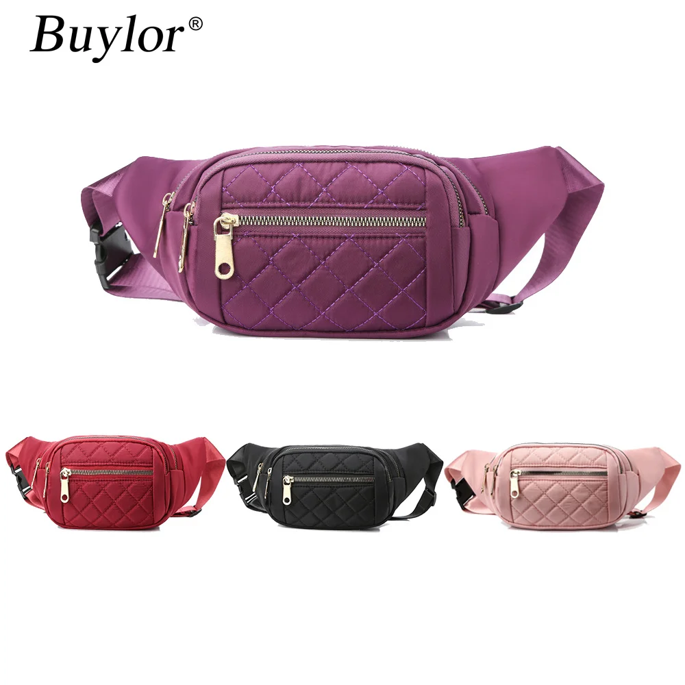 

Sports Waist Bags for Women Nylon Fanny Pack Waterproof Belt Bags Men Travel Wasit Hip Bum Bags Fashion Cell Phone Purse