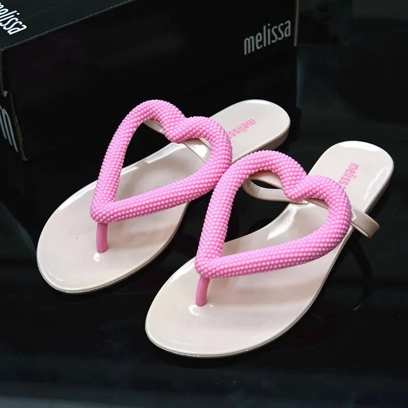 Love Heart Flip Flops for Women Indoor Floor Room Ladies Shoes Slides Summer Fresh Outdoor Sandals Slippers sandalias de mujer