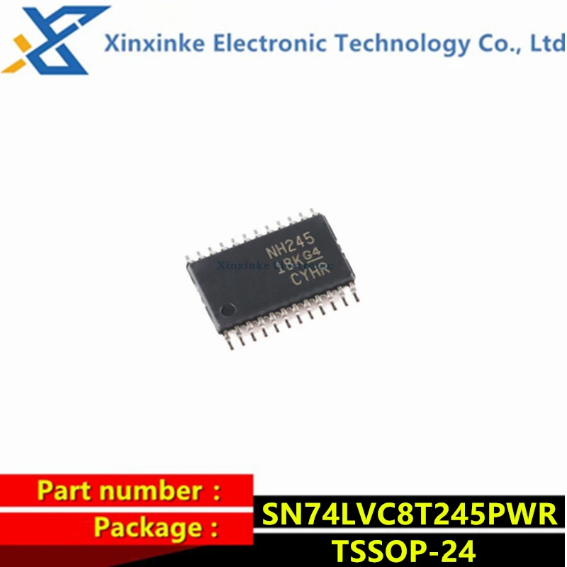 

SN74LVC8T245PWR TSSOP-24 NH245 8-bit dual power bus transceiver chip
