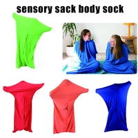 lycra body sensory sock elastic stretchable full seamless autism sensory sock bag for kids adults autism anxiety party interact