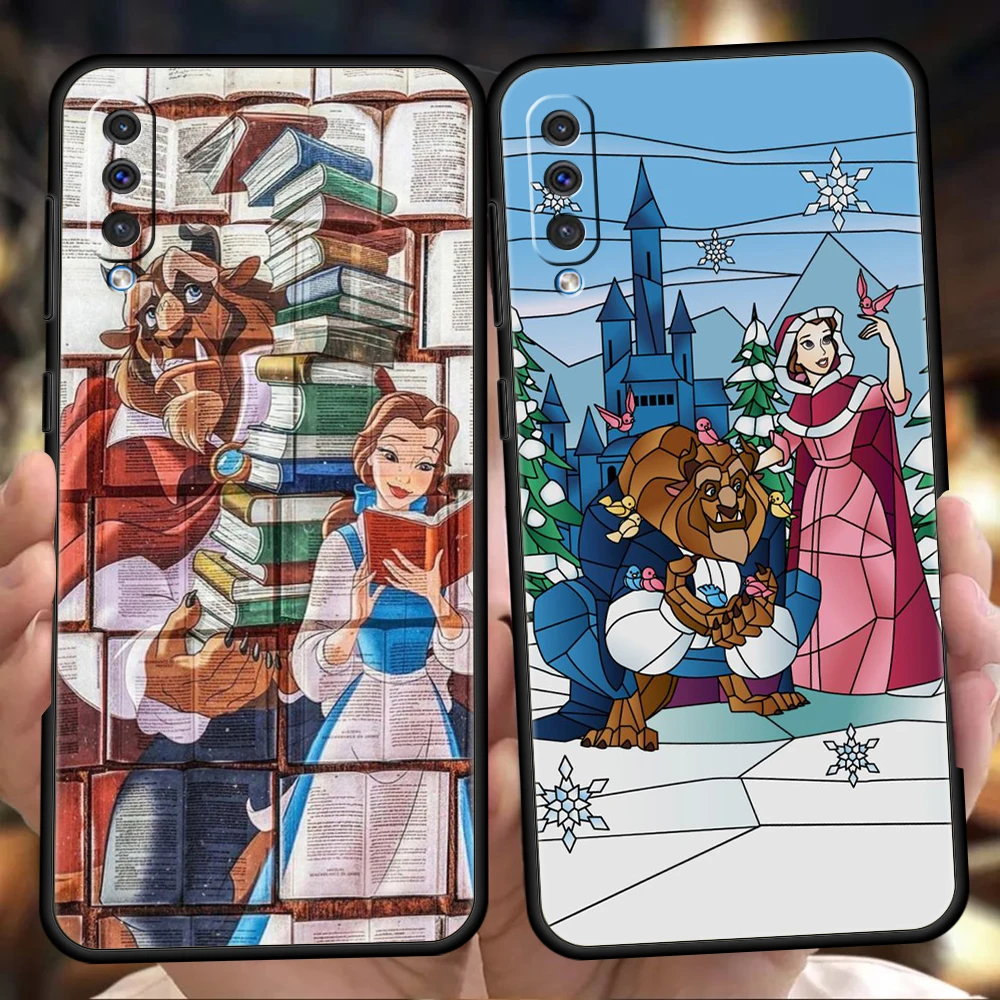 

Beauty And The Beast Phone Case For Samsung Galaxy A12 A22 A50 A70 A20 A10 A40 A42 A52 A20S A02 A03 A04 5G Black Silicone Cover