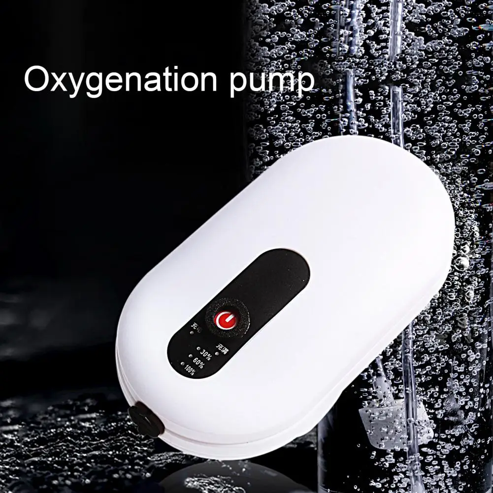 

Dual-Purpose Aquarium Oxygen Pump Practical Exhaust USB Charging Portable Ultra Silent Air Compressor For Fish Tank Air Pump