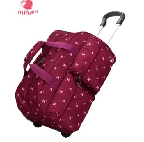 Women 20 Inch Cabin Luggage Rolling Bags with wheels travel trolley bag carry on wheeled bags Travel Suitcase cabin Baggage Bag