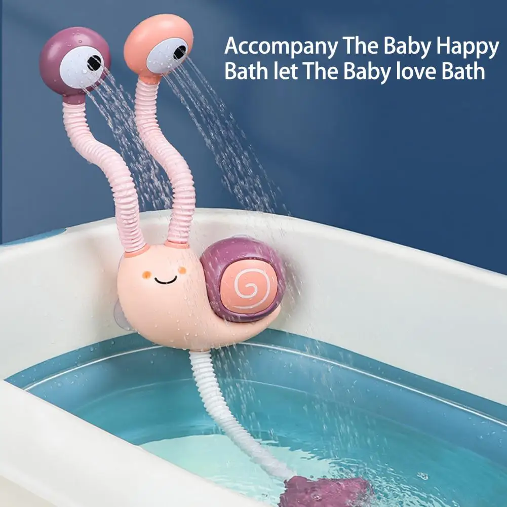 

Bath Toys for Kids Snail Spray Water Bath Toys Electric Baby Shower Water Toys Ball Bathroom Baby Toy Bathtub Toys Gift