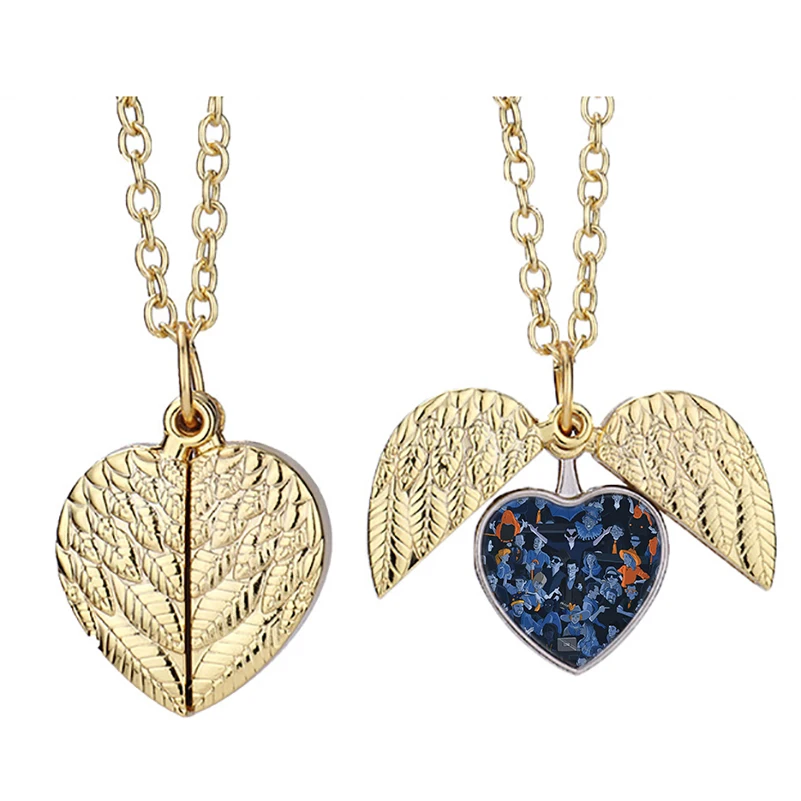 

Mischief Movie Night In Odg Heart Active Angel Wing Necklace Beautiful Pendant Fashion Jewelry