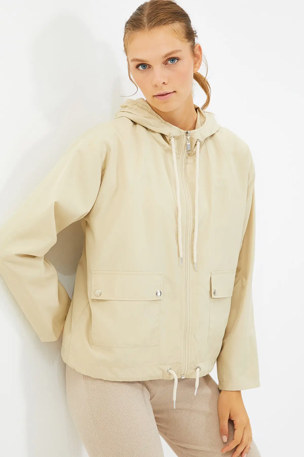 

Trendyol Hooded Zipper Kapamalı Coats TWOAW22MO0559